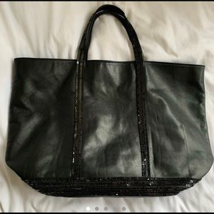 VANESSA BRUNO LARGE LEATHER CABAS